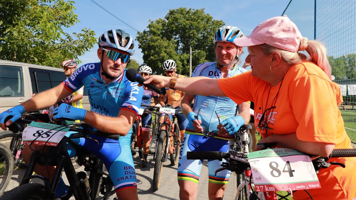 Ondrej Glajza starší a mladší Čarnohurec MTB maratón
