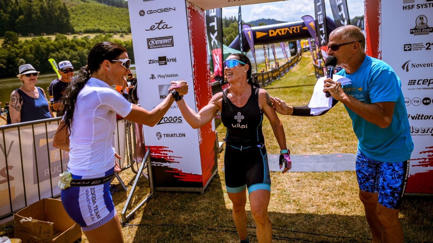 Triatlon Valachy man, cíl
