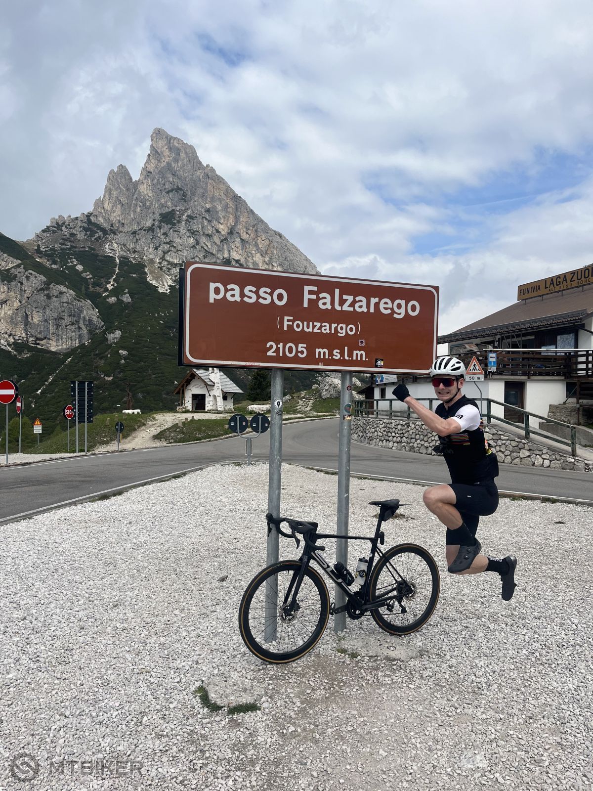 cyklomóda na passo Falzarego
