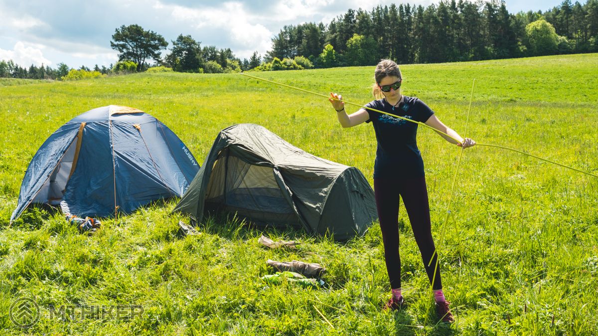 Spájanie prútov kemp, camp, kemping, camping, kempovanie, campovanie, stan, stanovanie, výber stanu