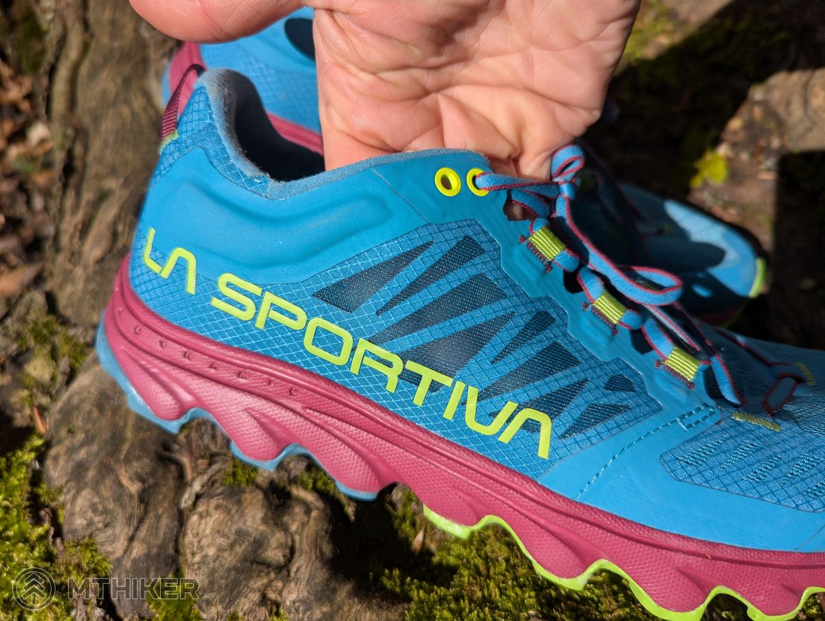 Priehľadná priedušná bočná stena tenisky, La Sportiva Helios III, test, turistické topánky, recenzia, review