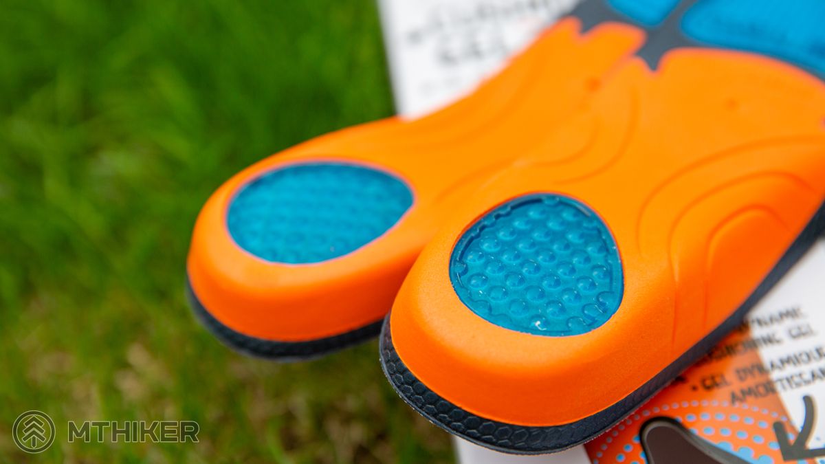 Výborné tlmenie vďaka gélovým vankúšikom aj v pätovej časti vložiek Sidas Gel 3D Model Gel 3D a fokus na gélové vankúšiky v pätovej časti