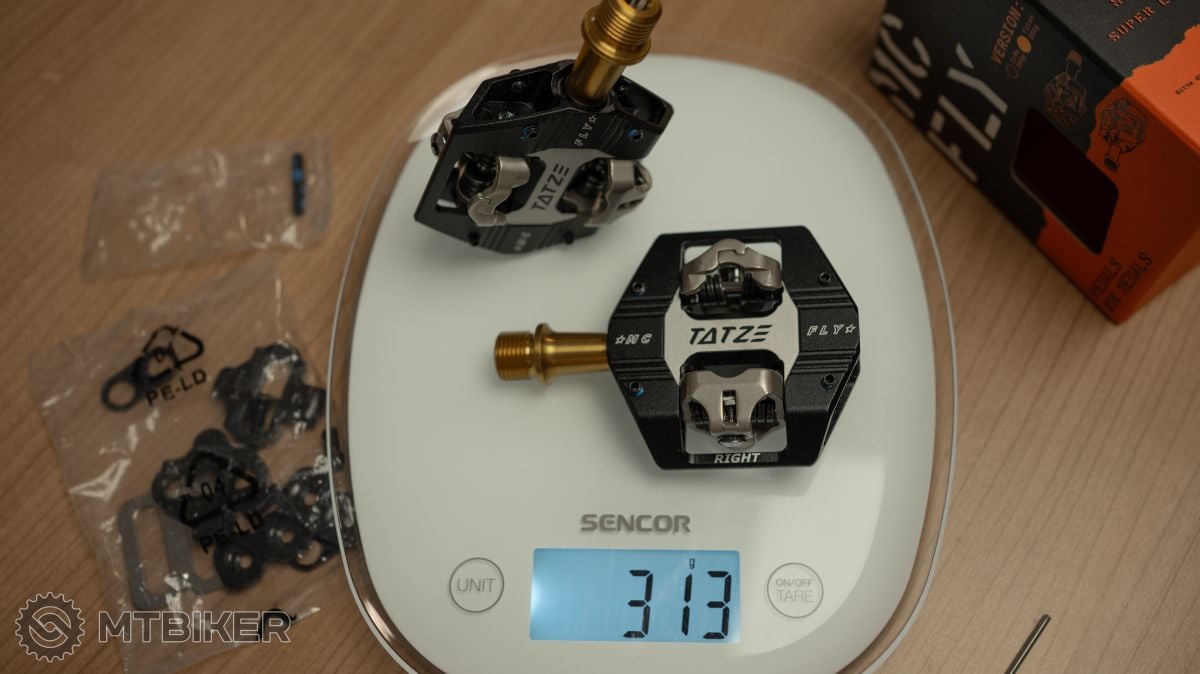 Pedály TATZE MC-FLY Titan, recenze