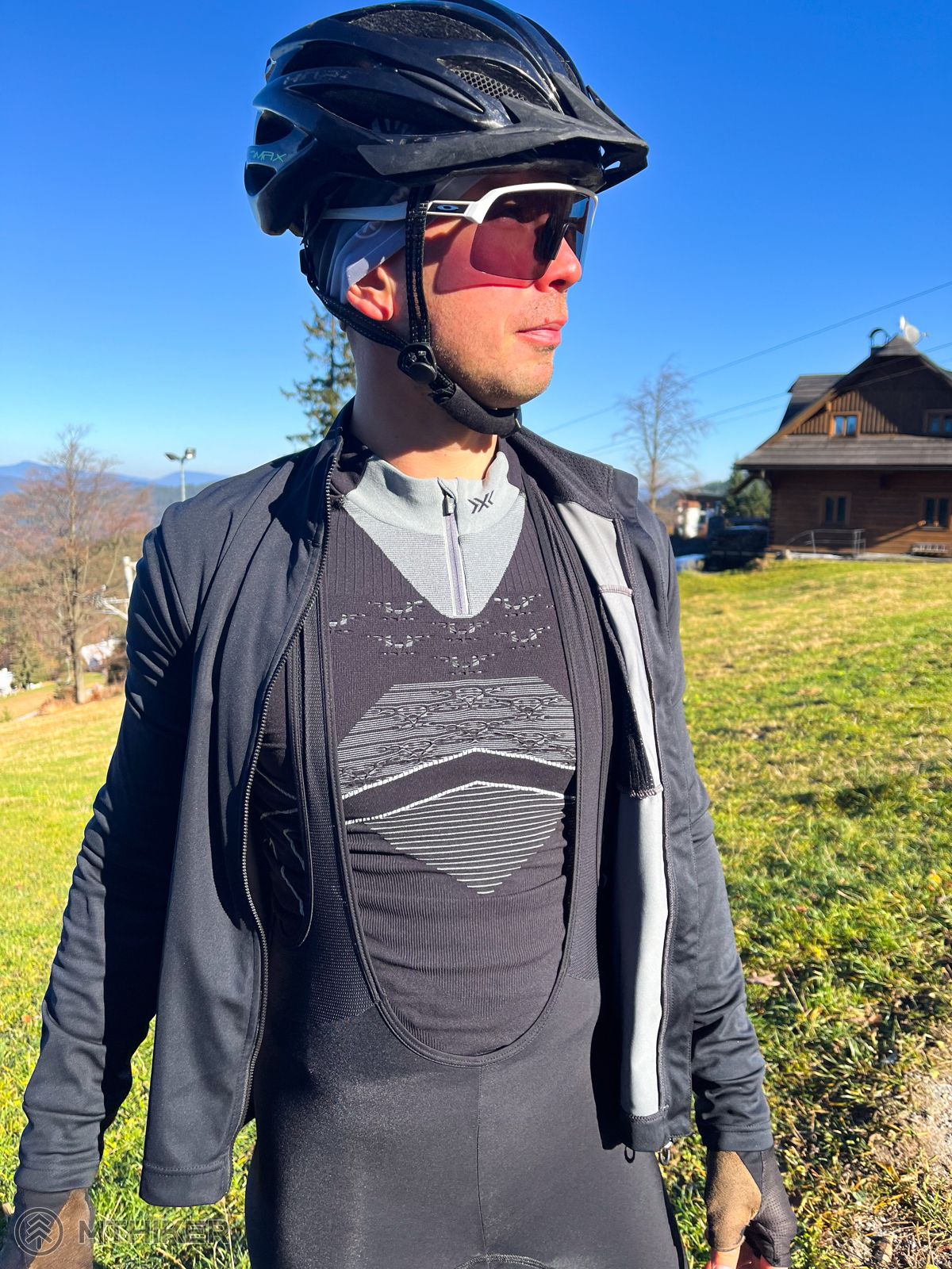 Cestný bike na kasárne Javorníky, X-BIONIC Energy Accumulator Light test