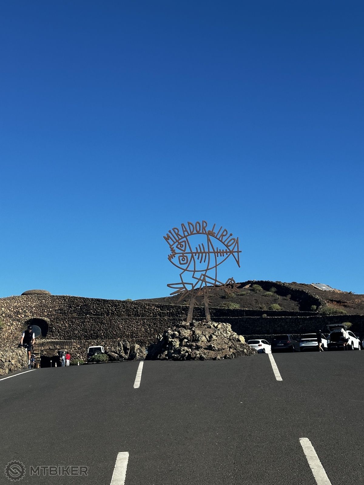 Parkovisko pred Mirador del Río