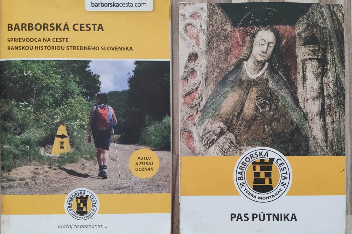 Bedeker a Pas pútnika Barborskej cesty. barborská cesta