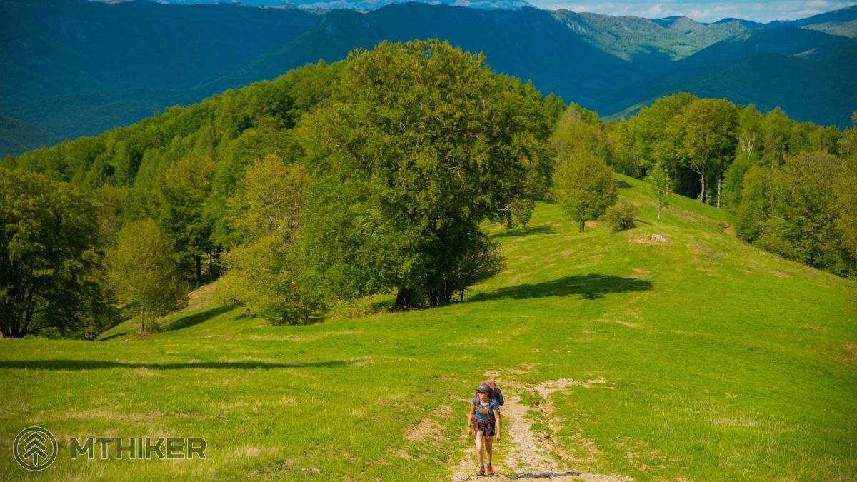 Jeden z najkrajších výhľadov na trase cesta Márie Széchy, magistrála Márie Széchy, Muránska planina, Stolické vrchy