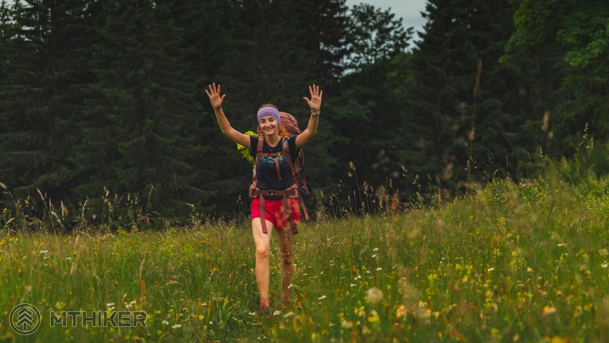 Radosť z dosiahnutia dnešného cieľa viacdňová turistika, magistrála, diaľkové treky, hrebeňovky, Muránska planina