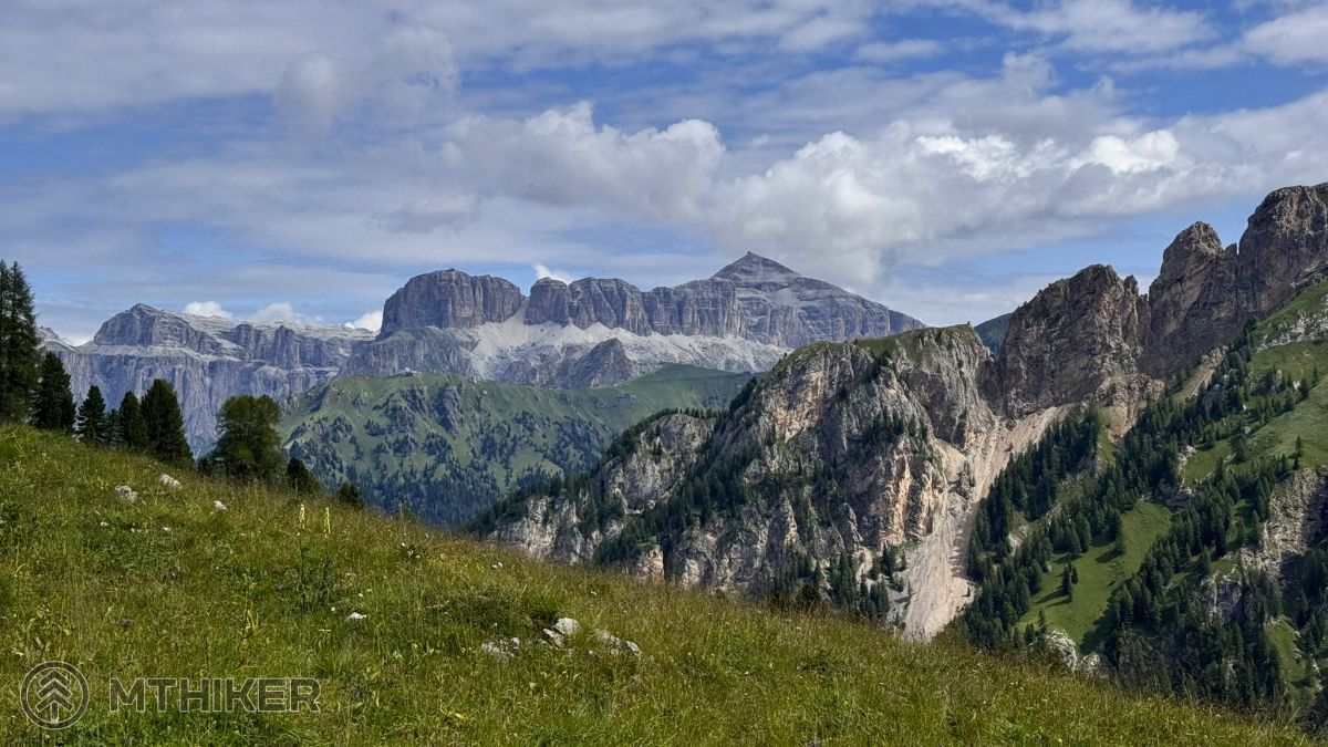 Výhľad na Piz Boe Val di Fassa