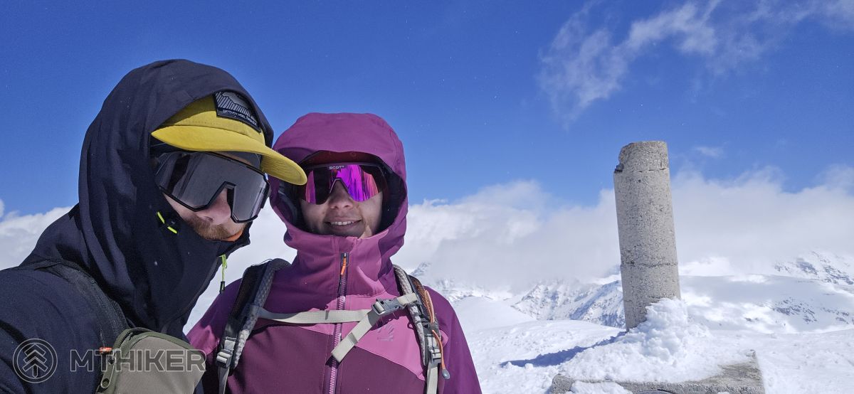 Vrcholová Pico del Veleta, turistika, zima, sneh